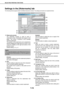 Page 26SELECTING PRINTING FUNCTIONS
2-16
Settings in the [Watermarks] tab
The following window appears when the [Watermarks] tab is clicked. The settings and buttons are explained below.
Watermark preview
The watermark function is used to print a
watermark (a faint, shadowlike text image) on the
paper. This shows a preview of the currently
selected watermark.
The position of the watermark can be adjusted by
directly dragging the image with your mouse, or by
using the scrollbars at the right and bottom of the...