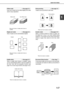 Page 17MAIN FEATURES
1-7
1
Offset mode See page 3-4
Each set of output can be offset slightly from other
sets for easy separation.
Staple sort mode See page 3-4
Sets of copies can be automatically stapled.
Saddle stitch See page 3-5
When a saddle stitch finisher is installed, copies
can be automatically folded in half and stapled at
the fold. (Use with the pamphlet function (see
page 5-6) or book copy function (see page 5-25).)
Hole punching See page 3-5
Copies can be punched to add holes.
Inserter mode See...