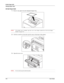 Page 12610 - 4User’s Guide
At the Fuser Unit
Clearing Paper Jams
At the Fuser Unit
1.Remove any paper from the Standard Output Tray. 
NOTE:If the duplex unit is installed, open the cover of the Duplex module first. See“At the Duplex
Module” on page 10-8.
2.Lift the second lever from the top left corner of the back of the printer. 
3.Open the rear cover. 
NOTE:Do not touch any parts inside the printer. 
Downloaded From ManualsPrinter.com Manuals 