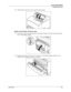 Page 131User’s Guide10 -9
At the Duplex Module
Clearing Paper Jams
2.Open and close the top cover to clear the Jam message.
Duplex at the interior of the top cover
1.Lift the lever at the top left hand side of the duplex module to unlock it and open the top 
cover of the duplex module. 
2.Examine the interior of the top cover and remove any jammed paper. If paper is torn, 
check for any remaining torn pieces of paper.
Downloaded From ManualsPrinter.com Manuals 