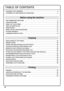 Page 64
TABLE OF CONTENTS
CHECKING THE IP ADDRESS. . . . . . . . . . . . . . . . . . . . . . . . . . . . . . . . . . . . . . . . . . . . . . . . . . . . . . 2
ACCESSING THE WEB SERVER IN THE MACHINE . . . . . . . . . . . . . . . . . . . . . . . . . . . . . . . . . . . . 3
PART NAMES AND FUNCTIONS  . . . . . . . . . . . . . . . . . . . . . . . . . . . . . . . . . . . . . . . . . . . . . . . . . . . 8
OPERATION PANEL  . . . . . . . . . . . . . . . . . . . . . . . . . . . . . . . . . . . . . . . . . . . . . . . ....