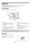 Page 4140
FINISHER
The finisher is equipped with the offset function, which offsets each set of output from the previous set.
In addition, each set of sorted output can be stapled.
An optional hole punching unit can also be installed to punch holes in output.
PART NAMES
The following parts can be accessed when the finisher is open.
(1) Output tray
Stapled and offset output is delivered to this tray.
The tray is slidable. Extend the tray for large output 
(A3W, A3, B4, 12 x 18, 11 x 17, 8-1/2 x 14 and 
8-1/2 x...