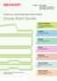 Page 1MODEL:
Faxing
Using the fax function.
MX-6201N
MX-7001N
DIGITAL FULL COLOUR MULTIFUNCTIONAL SYSTEM
QuiQuick Stak Start Guidet GuideQuick Start Guide
General information
Functions of the machine and 
procedures for placing originals and 
loading paper.
Copying
Using the copy function.
Printing
Using the printer function.
Scanning
Using the scan function.
Document filing
Storing jobs as files on the hard 
drive.
System settings
Configuring settings to make the 
machine easier to use.Keep this manual close...