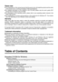 Page 2Please read
●The explanations in this manual assume that the person who will install the product and the users
of the product have a working knowledge of Microsoft Windows.
●For detailed information on the software in the CD-ROM, please view the users guide (PDF
format) that is included on the CD-ROM.
●For information on the operating system, please refer to your operating system manual or the
online Help function.
●The explanations of screens and procedures in this manual are for Windows XP. The...