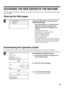 Page 119
ACCESSING THE WEB SERVER IN THE MACHINE
When the machine is connected to a network, the machines built-in Web server can be accessed from a Web browser 
on your computer.
Opening the Web pages
Downloading the Operation Guide
The Operation Guide, which is a more detailed manual, can be downloaded from the machines Web pages.
1Access the Web server in the machine to 
open the Web pages.
Start a Web browser on a computer that is 
connected to the same network as the 
machine and enter the IP address of...
