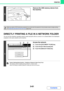 Page 3183-61
PRINTER
Contents
DIRECTLY PRINTING A FILE IN A NETWORK FOLDER
You can use the machines operation panel to select and print a file on a server or in a shared folder of an individuals 
computer on the same network as the machine.
5
Remove the USB memory device from 
the machine.
When you select a PDF file that has a password, you must enter the password in the job status screen to begin printing.
☞PRINTING AN ENCRYPTED PDF FILE (page 3-69)
1
Access the network.
(1) Touch the [DOCUMENT FILING] key.
(2)...