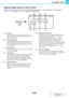 Page 6166-21
DOCUMENT FILING
Contents Special modes screen for Scan to HDD
When the [Special Modes] key is touched, the following screen appears. For more information on each setting, see 
SPECIAL MODES (page 5-71) in 5. SCANNER / INTERNET FAX.
(1) [Erase] key
The erase function is used to erase shadow lines on 
images produced when scanning thick originals or books 
on the document glass.
(2) [Dual Page Scan] key
The left and right sides of an original can be scanned as 
two separate pages. This function is...