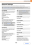 Page 7197-72
SYSTEM SETTINGS
Contents
Network Settings
Network settings are described below. Touch the [Network Settings] key to configure the settings.
IPv4 Settings
When using the machine on a TCP/IP (IPv4) network, use 
this setting to configure the IP address of the machine.
The settings are shown below.
IP Address
Enter the IP address of the machine.
IP Subnet Mask
Entry the IP Subnet Mask.
IP Gateway
Enter the IP Gateway address.
DHCP
Use this setting to have the IP address obtained 
automatically using...