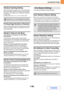 Page 7307-83
SYSTEM SETTINGS
Contents
Rotation Sending Setting
When transmitting an image that is one of the following 
sizes, this function rotates the image counterclockwise 
90 degrees. (The setting can be configured separately 
for each size.)
A4, B5R, A5R, 8-1/2 x 11, 5-1/2 x 8-1/2R, 16K
Printing Page Number at Receiver
When the transmitted image is printed by the receiving 
machine, the page number can be added to the top of 
each printed page.
Recall in Case of Line Busy
(This setting is only effective...