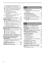 Page 42
●CONFIGURING LDAP SERVER SETTINGS 
(WHEN USING AN LDAP SERVER) .............60
●
PROGRAMMING CUSTOM INDEX NAMES....61
●
SETTING UP DESTINATION INFORMATION..62
●STORING THE SENDER INFORMATION 
(Scan to E-mail) .............................................67
●PROTECTING INFORMATION 
PROGRAMMED IN THE WEB PAGE 
(Passwords) ................................................68
●RESTRICTING USE OF THE NETWORK 
SCANNER FUNCTION (USER 
AUTHENTICATION) ......................................69
INITIAL SCREEN OF...