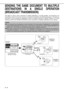 Page 383-2
SENDING THE SAME DOCUMENT TO MULTIPLE
DESTINATIONS IN A SINGLE OPERATION
(BROADCAST TRANSMISSION)
This feature is used to send a document to multiple destinations in a single operation. The document to be
transmitted is scanned into memory and then successively transmitted to the selected destinations. This feature is
convenient for such purposes as distributing a report to company branches in different locations. Up to 500
(maximum of 300 on the AR-M351U/AR-M451U when a hard disk is not installed)...