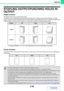 Page 2873-30
PRINTER
Contents
STAPLING OUTPUT/PUNCHING HOLES IN 
OUTPUT
Staple function
The staple function can be used to staple output.
This function saves considerable time when preparing handouts for a meeting or other stapled materials. The staple 
function can also be used in combination with two-sided printing to create materials with a more sophisticated appearance.
Stapling positions and the number of staples can be selected to obtain the following stapling results.
* The staple orientation (  or  )...