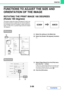 Page 2933-36
PRINTER
Contents
FUNCTIONS TO ADJUST THE SIZE AND 
ORIENTATION OF THE IMAGE
ROTATING THE PRINT IMAGE 180 DEGREES
(Rotate 180 degrees)
This feature rotates the image 180 degrees so that it can 
be printed correctly on paper that can only be loaded in 
one orientation (such as envelopes or paper with punch 
holes). (In Mac OS X, a portrait image cannot be rotated 
180 degrees.)
(1) Select the setting on the [Main] tab.
(2) Select the [Rotate 180 degrees] checkbox 
.
(1) Select [Page Setup] from the...