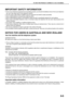 Page 13TO USE THIS PRODUCT CORRECTLY AS A FACSIMILE
0-5
IMPORTANT SAFETY INFORMATION
OIf any of your telephone equipment is not operating properly, you should immediately remove it from your telephone
line, as it may cause harm to the telephone network.
OThe AC power outlet shall be installed near the equipment and shall be easily accessible.
ONever install telephone wiring during a lightning storm.
ONever install telephone jacks in wet locations unless the jack is specifically designed for wet locations....