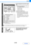 Page 2202-108
COPIER
Contents
2
* The size that is twice A0 size.
Set the enlargement size and the original 
size.
(1) Select the size system that you wish to use 
for multi-page enlargement.
Touch the   keys to display the screen that shows 
the desired group of sizes.
 1st screen: A system
 2nd screen: B system
 3rd screen: Inch system
(2) Select the enlargement size.
(3) Select the size of the original to be used.
A suitable original placement orientation (A) and the 
number of sheets of paper required for...