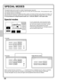 Page 4644
SPECIAL MODES
The special modes can be used for a variety of special-purpose copy jobs.
This section introduces the types of copies that can be made with the special modes. (The procedures for using 
each special mode are not explained.)
Each special mode has its own settings and steps, however, the basic procedure is the same for all modes. The 
basic procedure for selecting a special mode is explained on the next page using Margin Shift as an example.
For the procedures for using the special modes,...