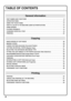 Page 64
TABLE OF CONTENTS
PART NAMES AND FUNCTIONS  . . . . . . . . . . . . . . . . . . . . . . . . . . . . . . . . . . . . . . . . . . . . . . . . . . . 8
OPERATION PANEL  . . . . . . . . . . . . . . . . . . . . . . . . . . . . . . . . . . . . . . . . . . . . . . . . . . . . . . . . . . . . 10
USING THE TOUCH PANEL  . . . . . . . . . . . . . . . . . . . . . . . . . . . . . . . . . . . . . . . . . . . . . . . . . . . . . .12
HOW TO LOG IN TO THE MACHINE (USER AUTHENTICATION)  . . . . . . . . . . . . . . . . ....