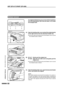 Page 6260
ADF (SF-A17)/RADF (SF-A56)
OPTIONAL EQUIPMENT
ADF (SF-A17)/RADF (SF-A56)
Misfeed removal
Location C Location BLocation A
An original misfeed may occur at one of three locations:
(A) in the feed section, (B) in the exit roller, or (C) under
the transport belt.
(A) Open the feeding roller cover and pull the original gently
to the right and out from the document feeder tray.
lBe sure to open and close the document feeder cover to cancel
the misfeed location indicator.
(B) SF-A17: Gently pull the original...