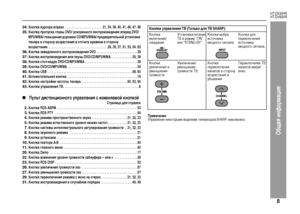 Page 11
8
HT-DV40HR
HT-DV50HR
Общая и\bфор\fация
34.
Кнопка курсора вправо  . . . . . . . . . . . . . . . . . . . . . .  21, 34, 38, 40, 41, 46, 47, 48
35.
Кнопка пропуска гЦХавы DVD/ ускоренного воспроизведения вперед DVD/
MP3/WMA/ повышения дорожки CD/MP3/WMA/ предваритеЦХьной установки 
тюнера в сторону возрастания и отсчета времени в сторону 
возрастания. . . . . . . . . . . . . . . . . . . . . . . . . . . . . . . . . . . . .29, 35, 37, 51, 53, 54, 62
36.
Кнопка замедЦХенного воспроизведения DVD  . . . . ....