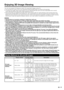 Page 43
41
CAUTION
•The 3D Glasses are precision equipment. Handle them with care.
• Improper use of the 3D Glasses or failure to follow these instructions c\
an result in eye strain.
• If you experience dizziness, nausea, or other discomfort while viewing 3\
D images, immediately discontinue use 
of the 3D Glasses. Using the 3DTV with incompatible 3D broadcasts or sof\
tware can make images appear blurry 
or create overlapping images.
• When viewing 3D images continuously, be sure to take a break periodicall\...