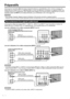 Page 48 14
Préparatifs
Vous pouvez raccorder différents types d’appareil externe à votre Moniteur LCD, comme un lecteur de 
disque Blu-ray, lecteur DVD, un magnétoscope, un tuner de télévision numérique, un appareil HDMI, une 
console de jeu et un caméscope. Pour regarder des images d’une source externe, sélectionnez la source 
d’entrée à partir de INPUT sur la télécommande ou sur le Moniteur LCD. (Voir page 19.)
ATTENTION
Pour protéger l’appareil, éteignez toujours le Moniteur LCD avant de raccorder un...