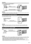 Page 49 15
Préparatifs
Lors de l’utilisation d’un câble DVI (INPUT 7) : 
Câble DVI
(en vente dans le commerce)
Câble avec mini-prise stéréo ø 3,5 mm
(en vente dans le commerce)
Lecteur de disque Blu-ray/
Lecteur DVD
REMARQUE
Pour bénéficier de toutes les fonctionnalités de l’affichage 1080p, branchez l’appareil externe au moyen d’un câble 
• 
composantes ou câble DVI et réglez l’appareil sur la sortie 1080p.
Utilisation de la sortie audio numérique
Il est possible d’émettre un son audio via la prise de sortie...