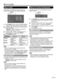 Page 91ES 25
Menú en pantalla
Menú Audio
Puede ajustar la calidad del sonido según sus 
preferencias empleando los ajustes siguientes.
Ejemplo
Audio
Agudos
Graves
Balance
Sonido ambiental
Reiniciar [Apagado]
-15
L +15
[  0]
[  0]
[  0]-15
+15
R
1 
Pulse MENU para visualizar la pantalla MENÚ, 
y luego pulse 
 /   para seleccionar “Audio”.
2 Pulse  /  para seleccionar un elemento de 
ajuste específico.
Seleccione “Sonido ambiental”, y luego pulse 
• 
ENTER para ajustar el elemento.
3  Pulse  /  (o  /  ) para...