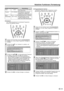 Page 25    23
Nützliche Funktionen (Fortsetzung)
[3] Sortieren
Die Programmpositionen für individuelle Programme
können frei geändert werden.
Führen Sie die Schritte 1 bis 3 in [1] Automatische
Suche aus, um die „Radio-Programme“-Anzeige zu
erhalten.
Drücken Sie '/", um „Sortieren“ zu wählen, und
drücken Sie OK.
 MenMenü[Einst.:Radio-Programme] Sortieren
Automatische SucheManuelle EinstellungSortierenProgrammbereich löschenName eingeben/ändern
:SELECT OK:ENTER  M:BACK E:EXITDrücken Sie '/"/\/|,...