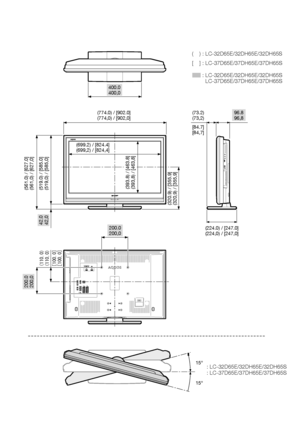 Page 4715°
15° 200.0
200,0
400.0
400,0
96.8
96,8
200.0
200,0
42.0
42,0 



=?
=?(561.0) / [627.0]
(561,0) / [627,0]
(519.0) / [585.0]
(519,0) / [585,0]
(774.0) / [902.0]
(774,0) / [902,0]
(224.0) / [247.0]
(224,0) / [247,0] (73.2)
(73,2)
[84.7]
[84,7]
(699.2) / [824.4]
(699,2) / [824,4]
(320.9) / [355.9]
(320,9) / [355,9]
(393.8) / [463.8]
(393,8) / [463,8]
SPECIAL NOTE FOR USERS IN THE U.K.
The mains lead of this product is fitted with a non-rewireable (moulded) plug incorporating a 13A...