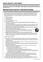 Page 44
Electricity is used to perform many useful functions, but it can also ca\
use personal injuries and property damage 
if improperly handled. This product has been engineered and manufactured with the highest priority on safety. 
However, improper use can result in electric shock and/or ﬁre. In order to prevent potential danger, please 
observe the following instructions when installing, operating and cleani\
ng the product. To ensure your safety 
and prolong the service life of your Liquid Crystal...