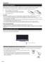 Page 8Preparation
Inserting the batteries
Before using the TV for the first time, insert two supplied “AA” size zinc-carbon batteries. When the batteries become 
depleted and the remote control unit fails to operate, replace the batteries with new “AA” size batteries.
1 Hold in the tab on the battery cover and pull the cover towards the direction of the arrow.
2 Insert two supplied “AA” size batteries.
• Place batteries with their terminals corresponding to
 the (+) and (-) indications in the battery...