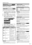 Page 2119
Opérations du menu
Réglage HDMI
Sélection de la prise HDMI (High-Definition Multimedia
Interface) (Interface Multimédia Haute définition).
Rubriques
sélectionnables
RVB/YCbCr 4:4:4/
YCbCr 4:2:2
ITU601/ITU709
Normal/
Amélioré
Désactiver/Activer
Numérique/
AnalogiqueRubriques de
réglage HDMI
Type de
signal*
Config. de
couleur*
Portée
dynamique*
Visionnement
auto
Sélec. son
Description
Sélectionnez le type de
signal vidéo à partir de la
prise HDMI.
Sélectionnez la méthode de
conversion de l’espace...