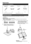 Page 7
Подготовка
Прилагаемые принадлежности
Прикрепление  подставки
•  Перед  подсоединением  (или  отсоединением ) подставки  выньте  шнур  питания  переменного  тока  из  гнезда  AC INPUT.
•  Перед  проведением  работы  расстелите  амортизирующий  материал  на  опорной  поверхности , куда  положите  телевизор . Это  предотвратит  
его  повреждение .
ПРЕДОСТЕРЕЖЕНИЕ
•  Прикрепите  подставку  в  правильном  положении .
•  Обязательно  следуйте  приведенным  ниже  инструкциям . Неправильная  установка...
