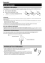 Page 108
Uso del telecomando
Inserimento delle batterie
Prima di utilizzare la TV per la prima volta inserire le due batterie alcaline “AAA” fornite. Quando le batterie stanno per 
scariche e il telecomando non funziona, sostituire con delle nuove batterie di tipo “AAA”.
Aprire il coperchio delle batterie.
Inserire le due batterie alcaline “AAA”.
Collocare le batterie con i poli rivolti verso le corrispondenti 
indicazioni (e) e (f) all’interno dell’alloggiamento per le pile.
Chiudere il coperchio delle pile....