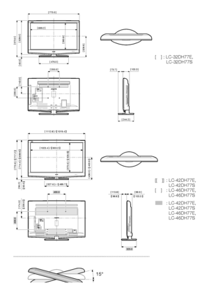 Page 47[
773.0]
[
476.0] [
699.2]
[
45.0]
[
244.2] [
73.7]
[
143.0]
[
200.0]
[
200.0]
[
103.3]
[
328.9]
 [
393.8] [
573.0]
[
528.0]
SPECIAL NOTE FOR USERS IN THE U.K.The mains lead of this product is fitted with a non-rewireable (moulded) plug incorporating a 13A fuse. 
Should the fuse need to be replaced, a BSI or ASTA approved BS 1362 fuse marked  or ASA and of 
the same rating as above, which is also indicated on the pin face of the plug, must be used.
Always refit the fuse cover after replacing the fuse....