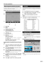 Page 2523
DTV menu operations
About using the character set screen
In some cases you may be prompted to enter
characters. See below for details.
Sample Alpha Numerical Character Set screen
Alpha Numerical Character Set
OKEND
Select
FAV
!~#$%&‘ ( ) *
+ , - . / 012345
6789 ; : ?@
ABCDEFGH I J K
LMNOPQRS T UV
WXYZ[ \ ]^`=a
bcde f gh i j k l
mnopq r s t uvw
xyz
0...9
1Input area
2Space
To add or overwrite with a space.
3Character select area
4YELLOW (Select) button
Press to move between the input area and...