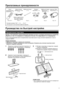 Page 5
3
Прилагаемые принадлежности
 Руководство  по  быстрой  настройке
Пульт  
дистанционного  
управления  (
g 1) Шнур
 питания  
переменного  тока   
( g 1)
Стр . 6 и 7 Формы
 изделия  могут  
быть  различными  в  
некоторых  странах .
Стр . 4
•  Батарея  размера  “AAA”  (
g2)..........
Стр. 6 Кабельный
 зажим  
( Маленький
g1, 
Большой  
g 1)
Стр . 4
Кабельный
 хомут  
( g 1)
Стр . 4Адаптер  3 RCA − 
15 pin D-sub ( g1)
Стр
. 10
•  Инструкция  по  эксплуатации  (Данное  издание )
Элемент  
подставки  (
g...