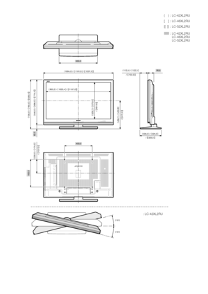 Page 47
(15° )
( 15° )
(
1004,0 )
/ [
1101,0 ]
/ [[
1237,0 ]]
( 933,2 )
/ [
1023,4 ]
/ [[
1157,0 ]]
(
646,0 )
/ [
698,0 ]
/ [[
774,0 ]]
  ( 408,1 )
/ [
433,9 ]
  / [[
472,0 ]]
(
200,0 )
/ [
175,0 ]
  / [[
137,0 ]]
(
305,0 )
/ [
325,0 ]
/ [[
325,0 ]]
 (
112,5 )
/ [
122,3 ]
  /[[
122,3 ]]
(
708,0 )
/ [
760,0 ]
/ [[
836,0 ]]
62,0
550,0
95,8
400,0
400,0
  
( 526,2 )
/ [
575,6 ]
  / [[
651,6 ]]
(    ) :  LC-42XL2RU
[    ] :  LC-46XL2RU
[[  ]]  :  LC-52XL2RU
  
 : LC-42XL2RU
  LC-46XL2RU
  LC-52XL2RU
: LC-42XL2RU
c
o...