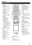 Page 5
Introduction
15
16
17
18
19
20
21
22
23
24
25
4 
3 
2 
5 
6 
7 
8 
9 
10 
11 
12 
13 
14  1 
B
 (Standby/On)
(Page 10)
Buttons for useful operations
m  (Teletext)
ATV: Display analogue teletext (Page 
14).
DTV: Select MHEG-5 and teletext for 
DTV (Page 14).
k  (Reveal hidden Teletext)
(Page 14)
[  (Subtitle)
Switch subtitle languages on/off 
(Pages 14 and 29).
3  (Freeze/Hold)
Press to freeze a moving image on 
the screen.
Teletext: Stop updating teletext 
pages automatically or release the 
hold mode....