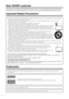 Page 4
•  “HDMI, the HDMI logo and High-Definition Multimedia Interface are trademarks or registered trademarks of HDMI Licensing LLC.”
Dear SHARP customer
•  Cleaning—Unplug the AC cord from the AC outlet before cleaning the product. Use a damp cloth to clean the product. Do not use liquid cleaners or aerosol cleaners.
•  Water and moisture—Do not use the product near water, such as bathtub, washbasin, kitchen sink, laundry tub,  swimming pool and in a wet basement.
•  Do not place vases or any other...