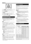 Page 50 48
Using a PC
1   Press MENU to display the MENU screen, and then 
press  c/
d  to select System Options.
2   Press 
a/
b  to select “Input Terminal Setting”, and 
then press  ENTER.
3   Press 
a/
b  to select “PC input”, and then press 
ENTER .
4   Press 
a/
b  to select a speci c adjustment item, 
and then press  ENTER to set each item.
5   Press 
a/
b  (or 
c/
d ) to select or adjust the desired 
setting, and then press  ENTER.
Adjusting the PC Image
Auto Sync. (for Analog PC Input Mode Only)
For...