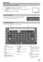 Page 97
Introduction
Operation without a remote control unit
This	function	is	useful	when	there	is	no	remote	control	unit	within	your	reach.
 1Press @- and the “Menu” screen displays.
 2Press !s/r instead of a/b or Yl/k instead of c/d to select the item.
 3Press #b to complete the setting.
About the guide display
The	guide	display	below	the	menu	bar	shows	operations	for	the	OSD.•	The	bar	above	is	an	operational	guide	for	the	remote	control	unit.	The	bar	will	change	in	accordance	with	each	menu	setting...