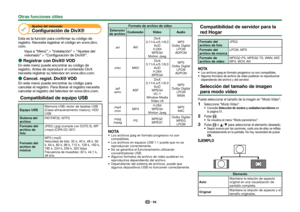 Page 5654
Ajustes del visionado
Configuración de DivX®
Esta es la función para confirmar su código de 
registro. Necesita registrar el código en www.divx.
com.Vaya a “Menú” > “Instalación” > “Ajustes del 
visionado” > “Configuración de DivX®”.
 
E
Registrar con DivX® VOD
En este menú puede encontrar su código de 
registro. Antes de reproducir el contenido DivX 
necesita registrar su televisor en www.divx.com.
 
E
Cancel. regist. DivX® VOD
En este menú puede encontrar su código para 
cancelar el registro. Para...