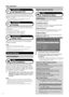 Page 28
The TV will automatically enter the standby mode if no 
operations are performed during the time span you set 
(“30min.” or “3hr.”).
•  Five minutes before the TV enters standby mode, the remaining time displays every minute.
When set to “Yes” the TV activates the following power 
saving mode.
•  OPC set to “On” (Page 24)
•  Standby Mode set to “Mode 2” (Page 32)
•  No Signal Off set to “Enable” (Page 25)
•  No Operation Off set to “3hr.” (Page 26)
Allows you to set a time when the TV automatically...