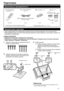 Page 7
Убедитесь в  наличии  вместе  с  подставкой  8 винтов  (4 
коротких  и  4  длинных  винтов ).
Прикрепите  подпорку  для  подставки  к  основанию  с  
помощью  4 длинных  винтов  и  шестигранного  ключа  
( прилагается ), как  показано  на  рисунке .
1
2
Подготовка
Вставка  подставки .
Вставьте  подставку  в  отверстия  с  нижней  стороны  
телевизора . (Удерживайте  подставку  таким  
образом , чтобы  она  не  упала  с  края  поверхности  
основы .)
Вставьте  и  затяните  4 коротких  винта  в  4...