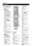 Page 9
 7
Fernbedienung
Kurzanleitung
1
4
5
6
7
8
9
10
11
12
13
14 15
16
17
18
19
20
21
22
23
23HINWEIS
• Die Symbole 
8, 
9  und 
0  
zeigen an, dass die Tasten bei 
Benutzung als Universal-Fernbedienung 
im betreffenden Bedienungsmodus 
verwendbar sind.
1  B (TV-Bereitschaft/Ein) 
890
 (Seite 8)
2 LIGHT  D 
890
  Wenn gedrückt, leuchten die häuﬁ g  benötigten Tasten ( P 
r /
s , 
i  
k /
l , Zifferntasten 
0 - 9, 
A  und 
b). 
Die Beleuchtung erlischt nach ca. 5 
Sekunden wieder, falls keine Bedienung...