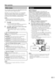 Page 41
Wide modes
You can select the picture size. Selectable picture size 
varies with the type of signal received.
Basically, if you set Auto format to “on” in the Setup 
menu, the optimum Wide mode is automatically 
chosen for every broadcast. You can however, change 
the screen format manually as explained below.
NOTE
•  Aside from manually changing the Wide modes as explained herein, the TV may detect and select the 
optimum Wide mode according to the signal received.
Press  f.•  The Wide modes menu...