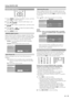 Page 40  
UsingAQUOSLiNK 
iFREEZEMENU  :oo 
1PressMENUtodisplaytheMENUscreen,andthen 
press4/!_toselectOption. 
2PressA/TtoselectAQUOSLINKSetup,and 
thenpressENTER. 
3PressA/Ttoselectaspecificitem,andthenpress 
ENTER. 
4PressA/Y(or4t/!_)toselectthedesiredsetting, 
andthenpressENTER. 
5PressMENUtoexit. 
SelectAQUOSLINKControltodisableAQUOSLINK 
functionevenwhenanAQUOSLINK-compatibleHDMI 
deviceisconnectedtotheTV.Thisfunctionprevents 
thedevicefromstartingtooperateunexpectedly....