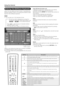 Page 49  
UsingtheIntemet 
Whenyouareeditinganinputscreenorspecifyingthe 
EthernetsettingsusedforaccessingtheInternet,enter 
textfromthesoftwarekeyboard. 
,,Youcanenterupto128charactersfortext. 
--Thetextyouenterisdisplayedasyoutypeitin. 
Tomovethecursor(thecurrentinputposition),use 
_or_onthesoftwarekeyboard. 
Press4/_toselectthetypeofcharactersentered: 
alphabet,numberorsign. 
(Theselectabletypesdependontheinputsource.) 
Entersaspace. 
Whileyouareenteringtext,likelyinputconversioncandidates...