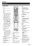 Page 5

Bezeichnung
Fernbedienung
>a (Bereitsch./Ein)(Seite 16)
ATVSchaltet auf den normalen Analog-TV-Modus.
DTVZum Aufrufen des Digital-TV-Modus.
SATZum Aufrufen des Satellitenmodus.
RADIODTV/SAT: Zum Umschalten zwischen dem Radio- und Datenmodus.Wenn bei DVB nur Datenprogramme (keine Radioprogramme) übertragen werden, werden die Radioprogramme übersprungen.
AQUOS LINK-TastenDiese AQUOS LINK-Tasten können verwendet werden, wenn über HDMI-Kabel ein externes Gerät wie ein AQUOS BD-Spieler angeschlossen...